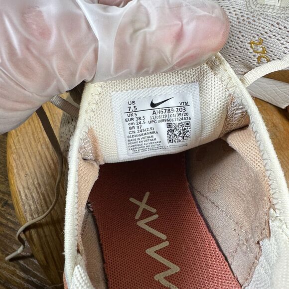 Nike Air Max 270 Light Cream Terra Blush Gold Shoes Women's Size 7.5 AH6789-203 - Picture 8 of 8